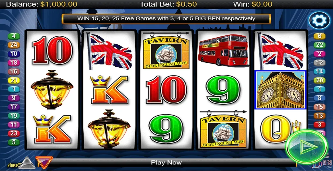 Play in Big Ben by Aristocrat for free now | Wellsreportcontext