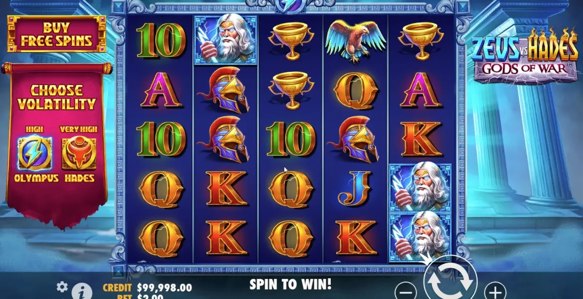 Play in Zeus vs Hades slot from Pragmatic Play for free now | Wellsreportcontext