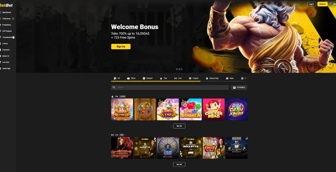 BetiBet login Australia