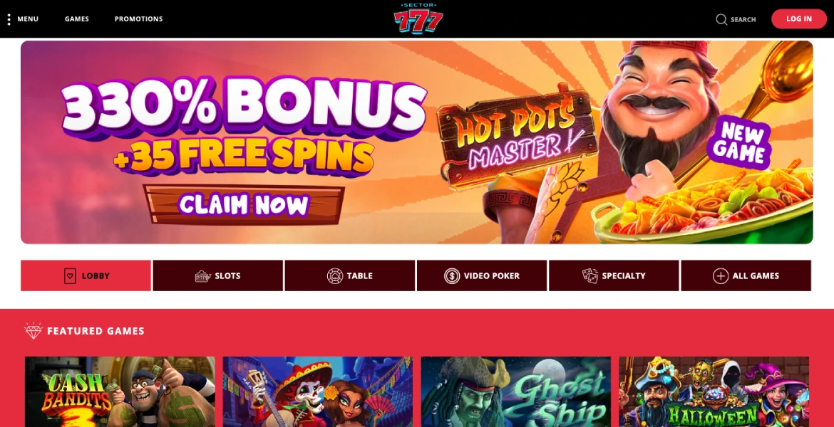 Sector 777 casino login