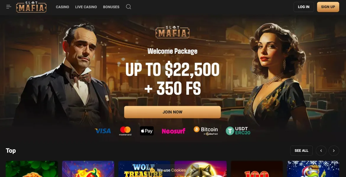 Casino main page