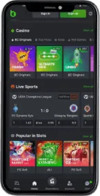 BC.Game mobile casino