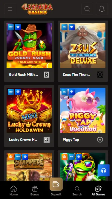 Cleopatra mobile casino