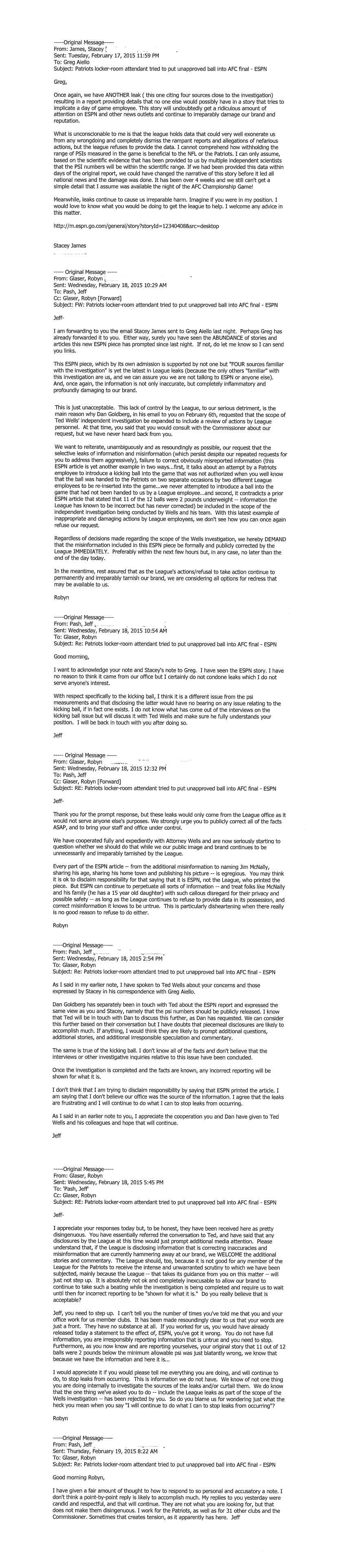Glaser Pash emails
